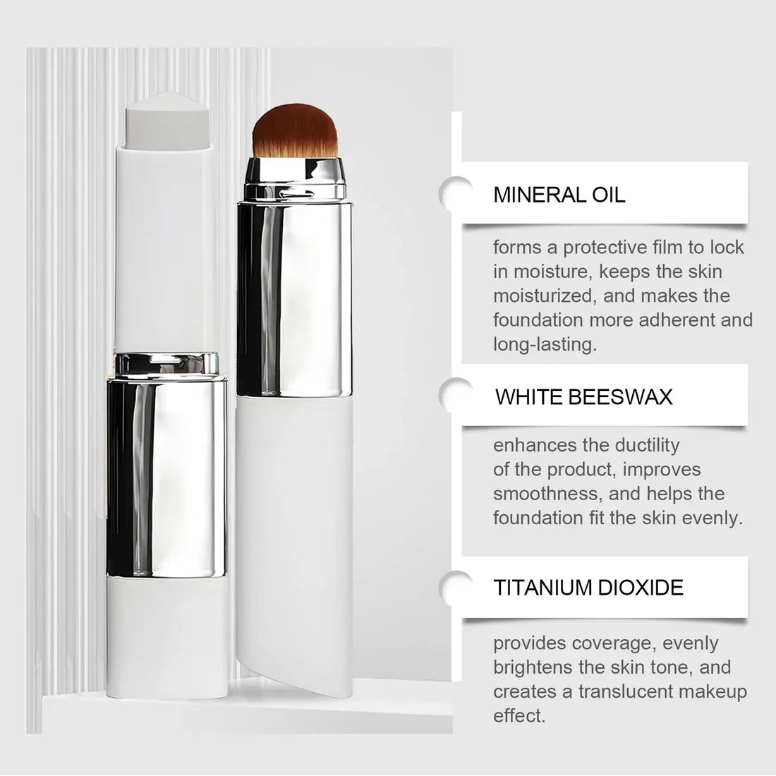 🔥Your Christmas gift💥NEW & Upgraded💥 The most popular cosmetics at present-Korean Color-Changing Foundation Stick2.0