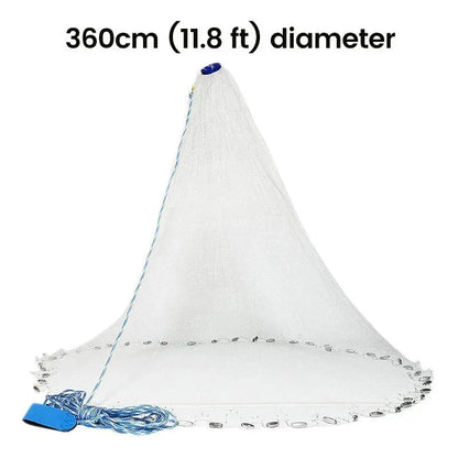 📢📢50% OFF !! Free Shipping⏰ Easy-Throw Cast Net – Heavy-Duty Mesh, Rapid Sinking, Versatile 🌊