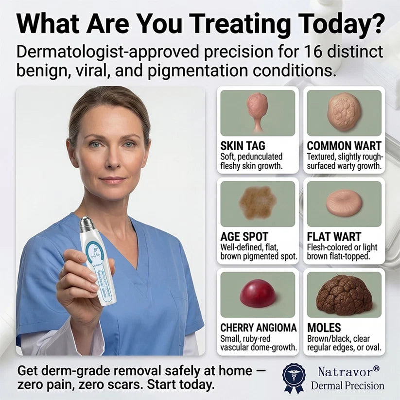 7-Day Skin Tag & Spot Eraser Painless & Scar-Free Advanced Skin Renewal Roller Pen