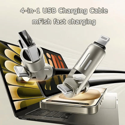 🔥Last Day 50% OFF🔥 -📲4-in-1 USB Charging Cable mFish fast charging MAX 240W⚡