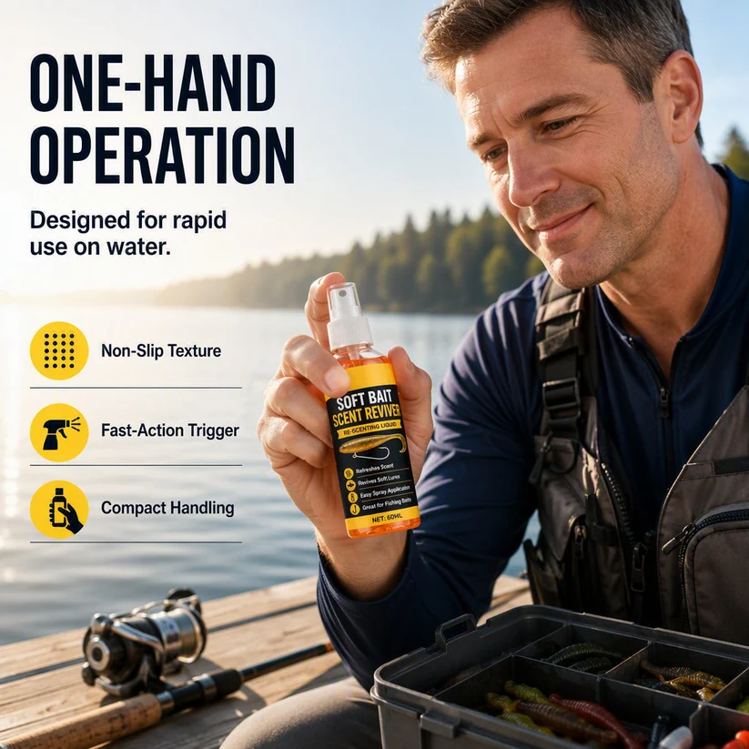🎣Soft Bait Scent Spray -Instant Fish-AttractingReviver🐟