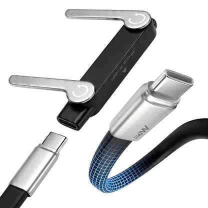 240W Fast-Charging Cable with Detachable Stand