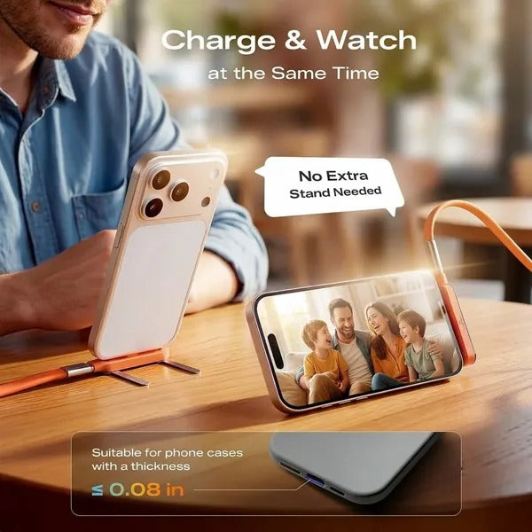 240W Fast-Charging Cable with Detachable Stand