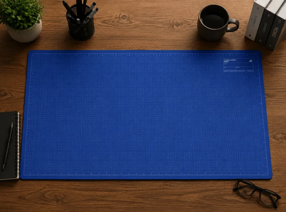 The Blueprint Deskmat — Double-Sided Dry-Erase Desk Mat with Marker