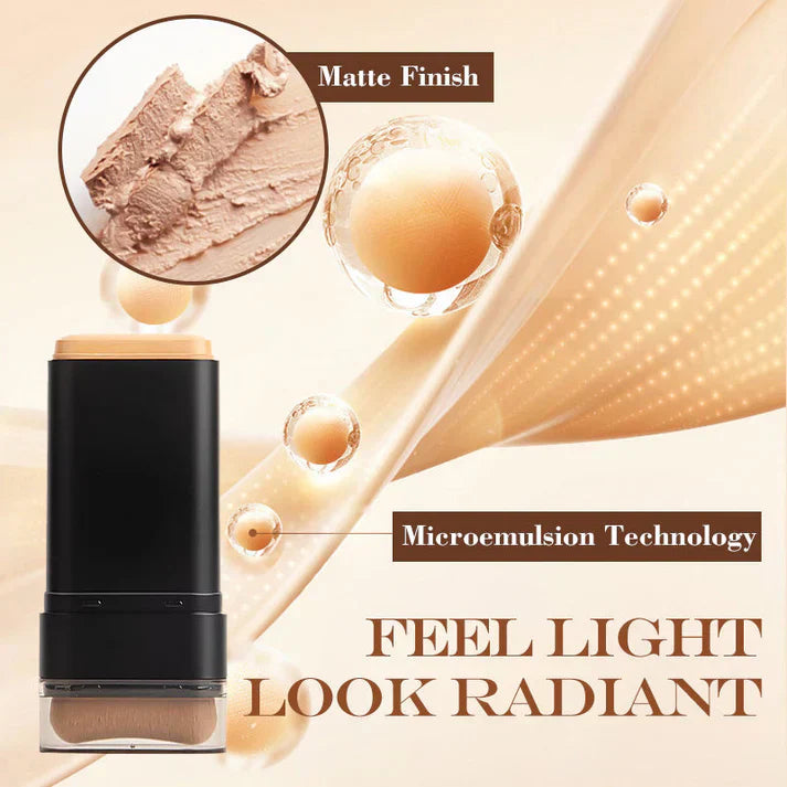 🎁2025 Hot Sale💕Hydrating Lightweight Foundation Stick with Brush