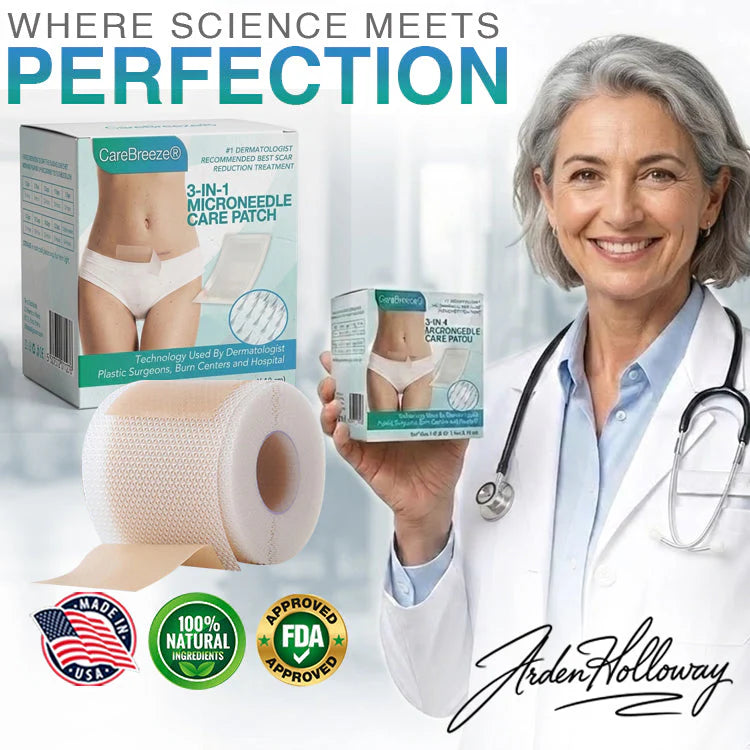 CareBreeze 3-in-1ScarRemoval Microneedle Care Patch