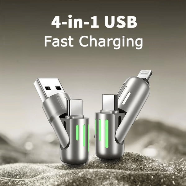 🔥Last Day 50% OFF🔥 -📲4-in-1 USB Charging Cable mFish fast charging MAX 240W⚡