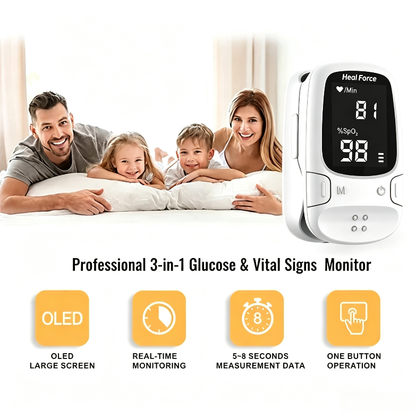Latest Technology 👨‍🔬 Non-Invasive Daily Health Tracker | 💧 Needle-Free Wellness Trend Monitoring Device