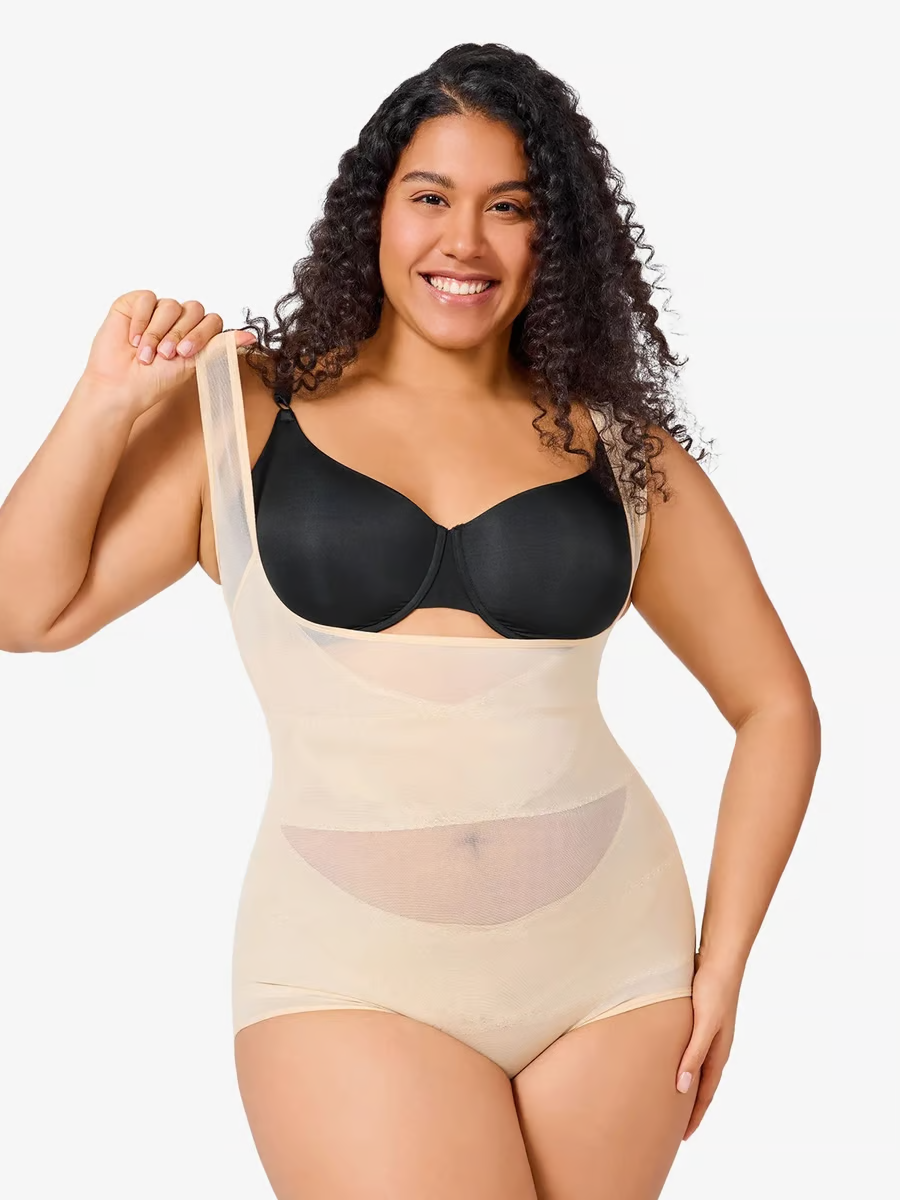 🏆LAST DAY High-Waist Shapewear Bodysuit – Sculpt Your Dream Curves ✨