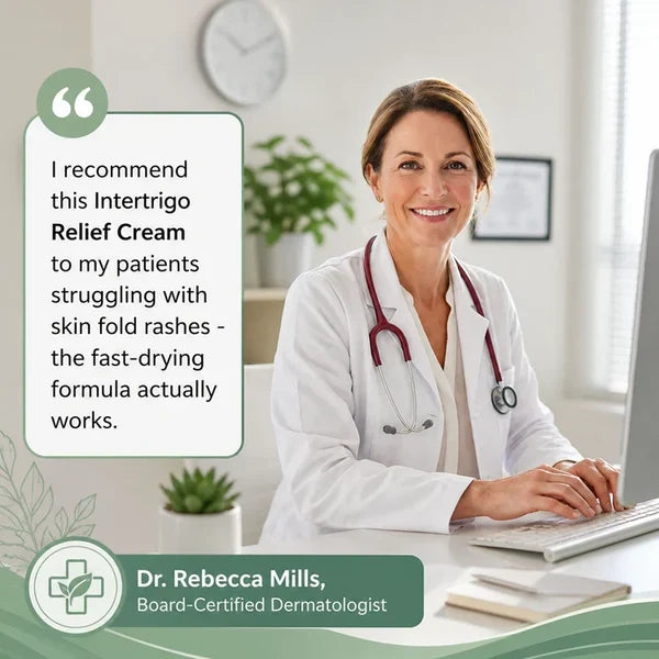 💚 LAST DAY BUY 1 GET 1 FREE✨Intertrigo Relief Cream treats 99% of skin fold rashes from the first application Intertrigo Cream🛒
